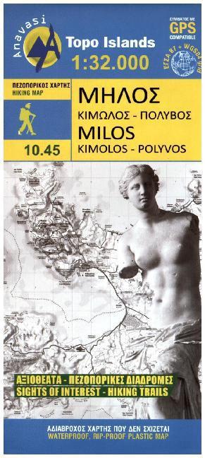 Immagine prodotto Mappe escursionistiche. Milos Kimolos Polyvos