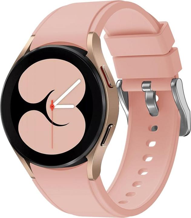 Produktbild König Design Sport Ersatz Armband für Samsung Galaxy Watch 4 Classic 46 mm Silikon Band Loop (Silikon)