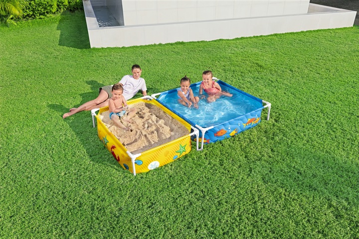 Image du produit Bestway Ma première piscine à cadre et bac à sable
