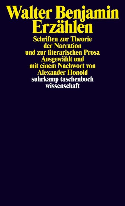 Produktbild Erzählen (Deutsch, Walter Benjamin, 2007)