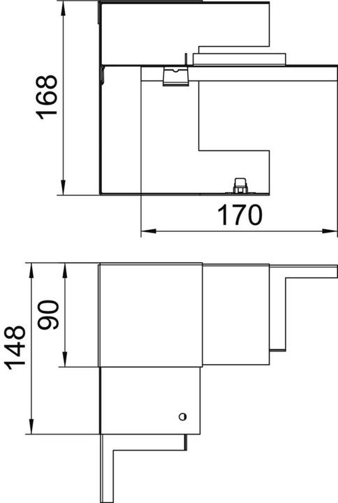 Image du produit OBO Bettermann OBO GS-DI90170RW Angle intérieur simplifié asymétrique 90x170mm (17 cm)