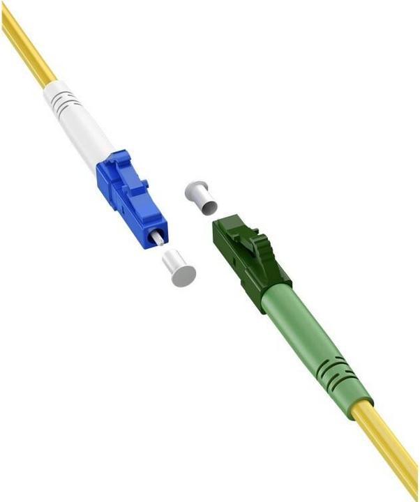 Produktbild Goobay Glasfaserkabel FTTH, Singlemode OS2 Yellow, Gelb Simplex, 3 m (3 m)