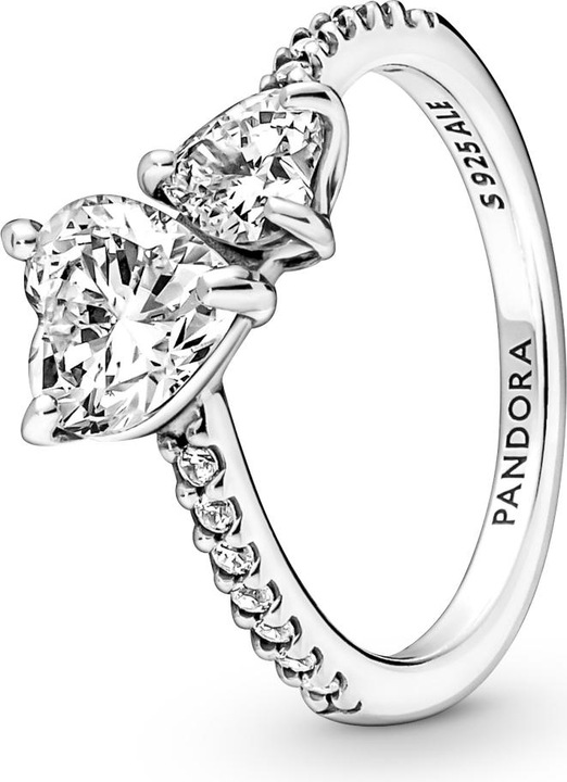 Pandora Ring funkelnde Herzen