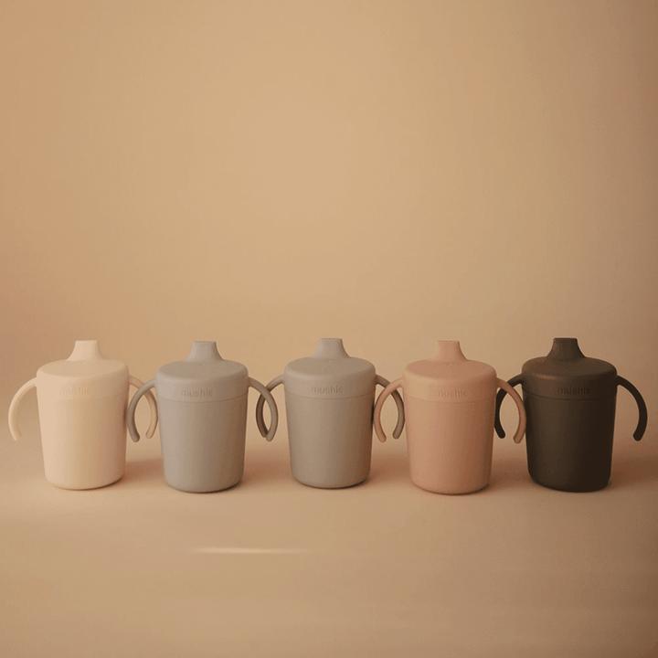 Actual product image Mushie Training Mug Ivory