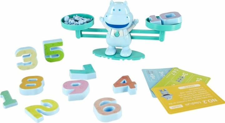 Produktbild Ikonka Lernwaage Zählen lernen Nilpferd mini