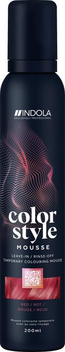 Indola Color Style Mousse Rot 200 ml (200 ml, Schaumfestiger)