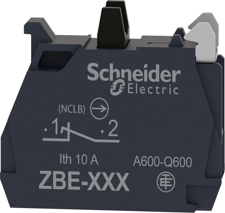Produktbild Schneider Electric Kontaktblock einzeln 22mm 1Ö Gold