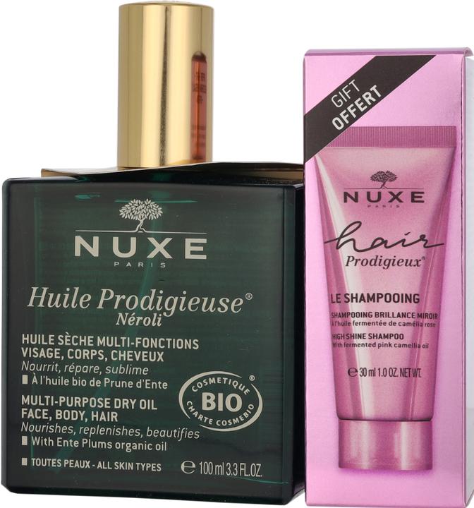 Image du produit Nuxe Coffret Huile Prodigieuse Néroli Huile sèche + Shampooing (Set soin du corps)