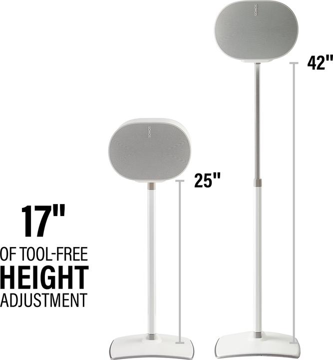 Produktbild Sanus WSSE3A2-W2 (1 Paar, Ständer, Höhenverstellbar)