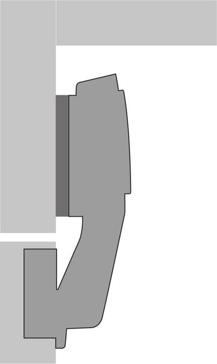 Productafbeelding Hettich Sensys 8639i W90 bekergordels, nokontwerp 95°.