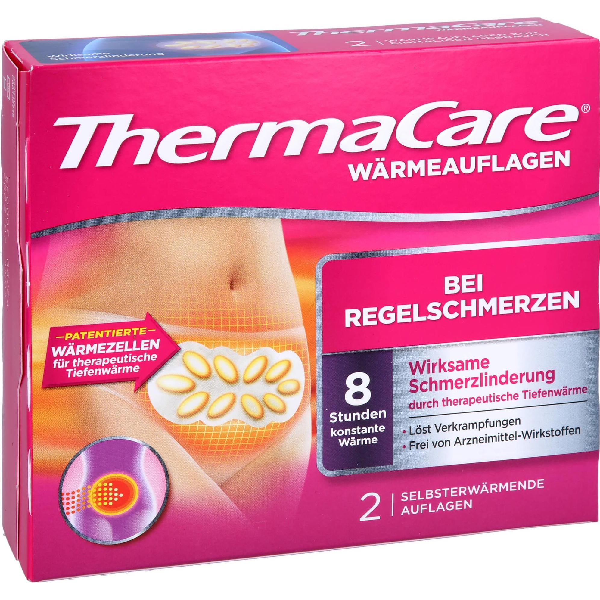Thumbnail - Thermacare, Muskelsalbe + Kühlpad, Wärmeauflagen bei Regelschmerzen, 2 St. Pflaster (2 x)