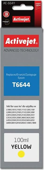 Energy Label Activejet AE-664Y - Compatible - Dye based ink - Yellow - Epson - Single pack -... (Y)