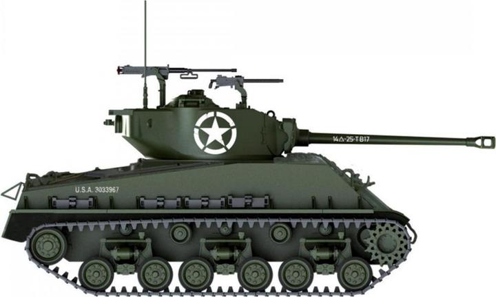 Actual product image Italeri M4A3E8 Sherman