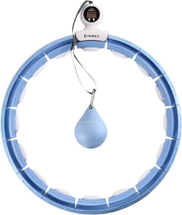 Image du produit HMS Hula Hop HHM15 avec aimant et poids bleu + compteur (44 cm)