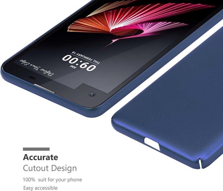 Produktbild Cadorabo Hard Cover Matt Metall Cover (LG X Screen)