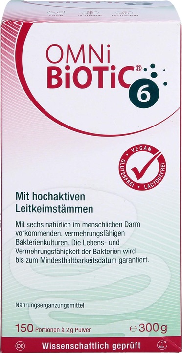 Actual product image Omni Biotic OmniBiotic 6 (1 Piece, Powder, 300 g)