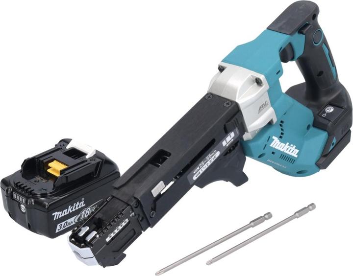 Actual product image Makita DFR 551 F1 Battery magazine screwdriver 18 V 25 - 55 mm Brushless + 1x rechargeable battery 3.0 Ah (Rechargeable battery operated)