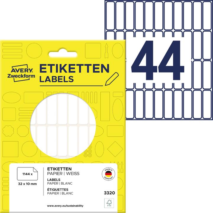 Image du produit Avery Étiquettes à usage multiple