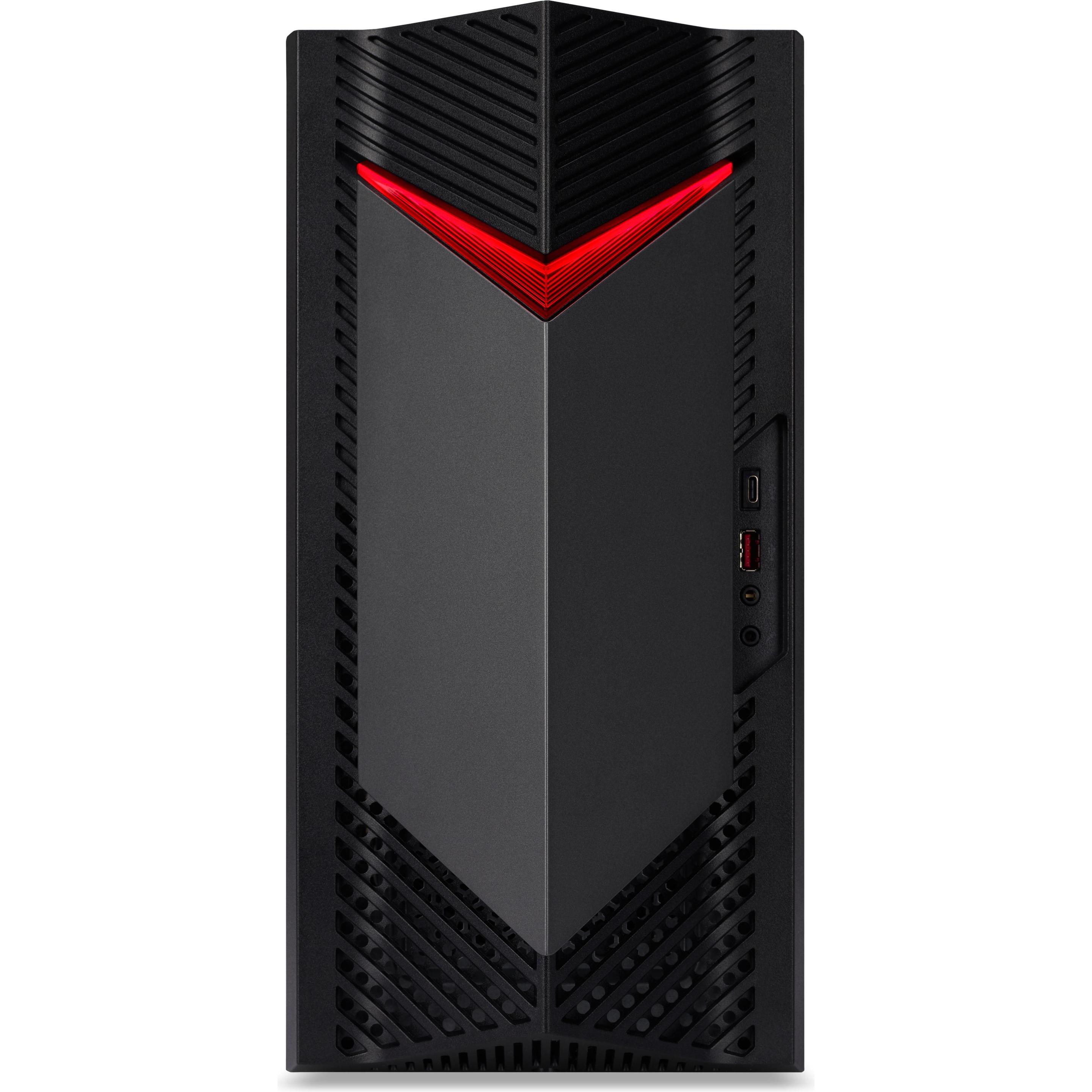 Acer Nitro 50 (Intel Core i7-14700F, 16 GB, 512 GB, GeForce RTX 4060), PC, Schwarz