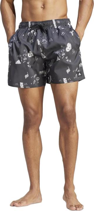 Actual product image adidas Mens Brand Love Classic Swim Shorts (XL)