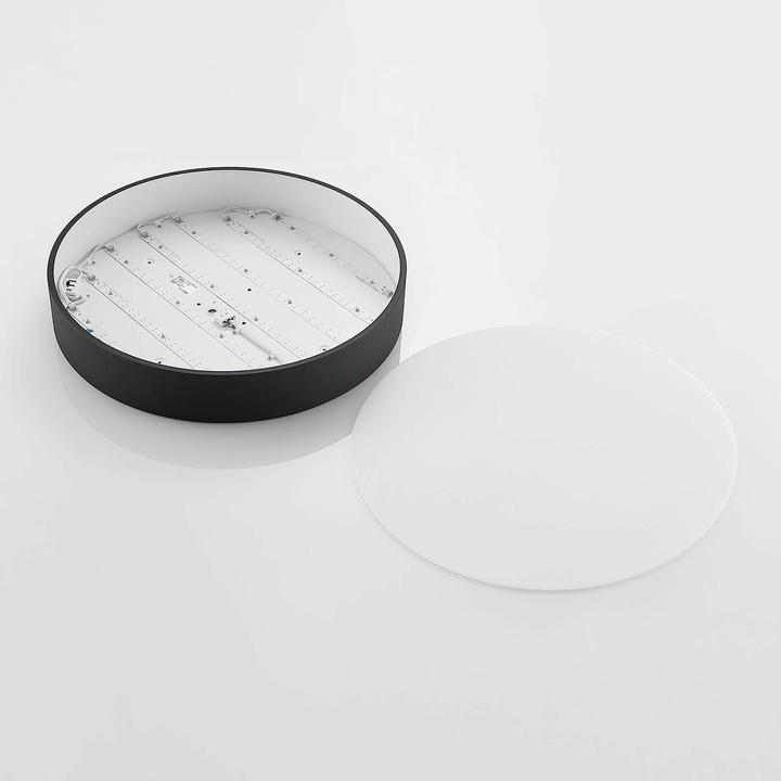 Produktbild Arcchio Noabelle LED-Deckenlampe, schwarz, 60 cm (3500 lm)