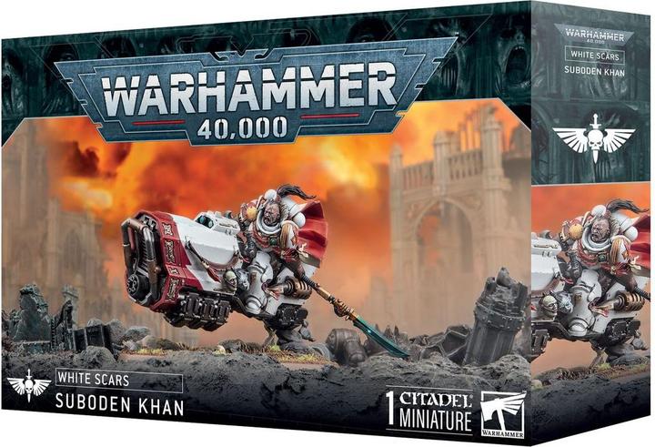 Actual product image Games Workshop Warhammer 40k - White Scars Suboden Khan (Plastic)