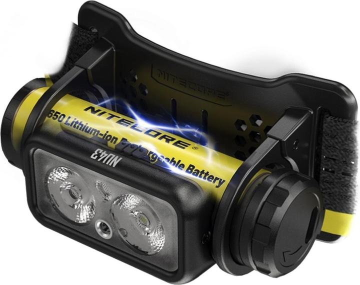 Actual product image Nitecore NU43 Black, Yellow Headband Flashlight LED (1400 lm)