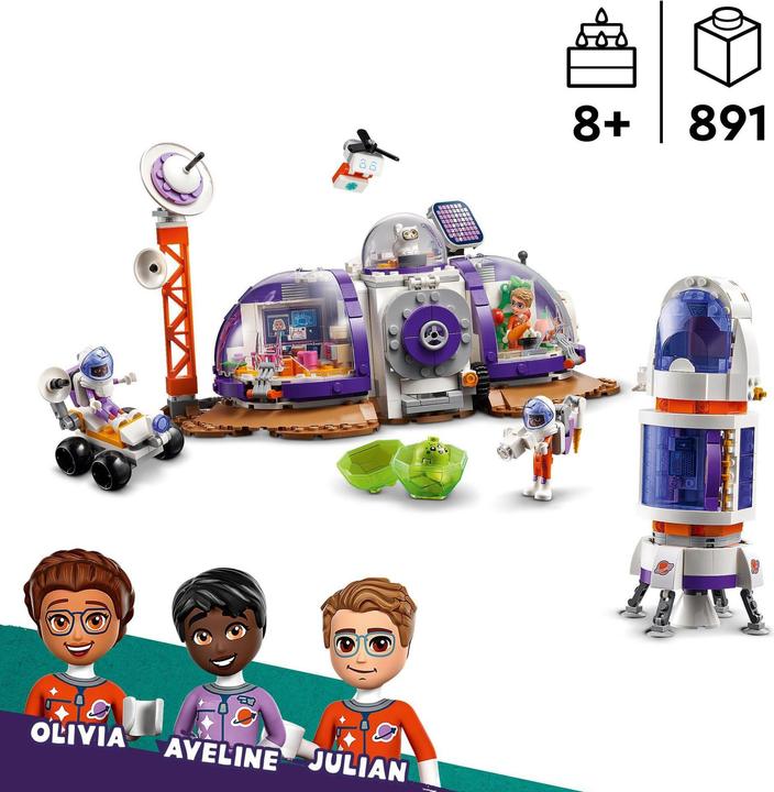 Image du produit LEGO 42605 Base spatiale martienne avec fusée (42605, LEGO Friends)