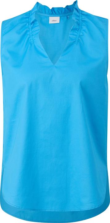 Immagine prodotto s.Oliver Bluse Ärmellose Bluse mit gerüschtem Kragen (46)