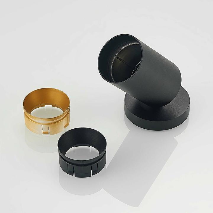 Produktbild Arcchio Brinja Strahler, rund, 1-fl., schwarz (GU10)