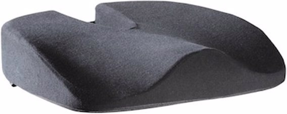 Produktbild Vital Steissbeinkissen Jersey Bezug schwarz mit Antirutschunterseite (40 x 45 x 8 cm)