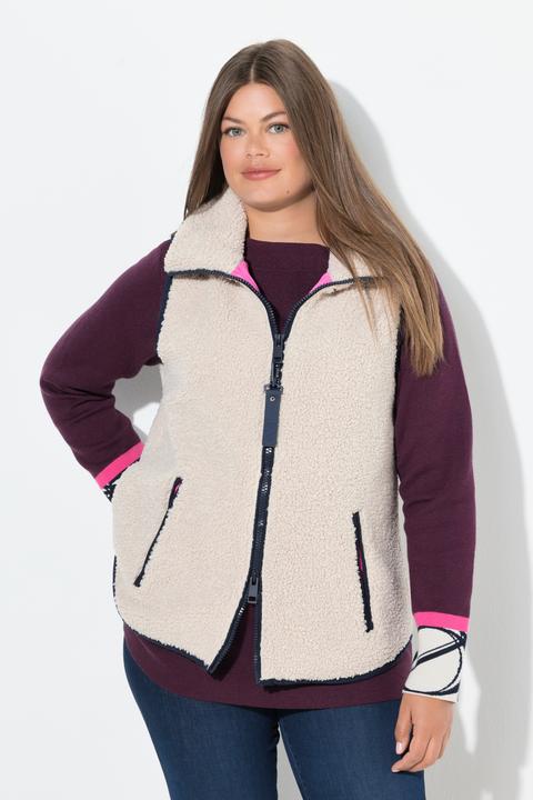 Produktbild Laurasøn Teddyweste, Stehkragen, Zipper (44, 46)