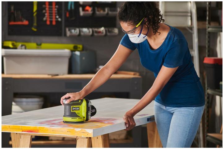 Actual product image Ryobi RROS18-0 (Eccentric grinder)