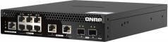 Productafbeelding QNAP QSW-M2106P-2S2T 6 poorten 2,5GbE RJ45 met PoE 802.3bt 90W (10 ports)