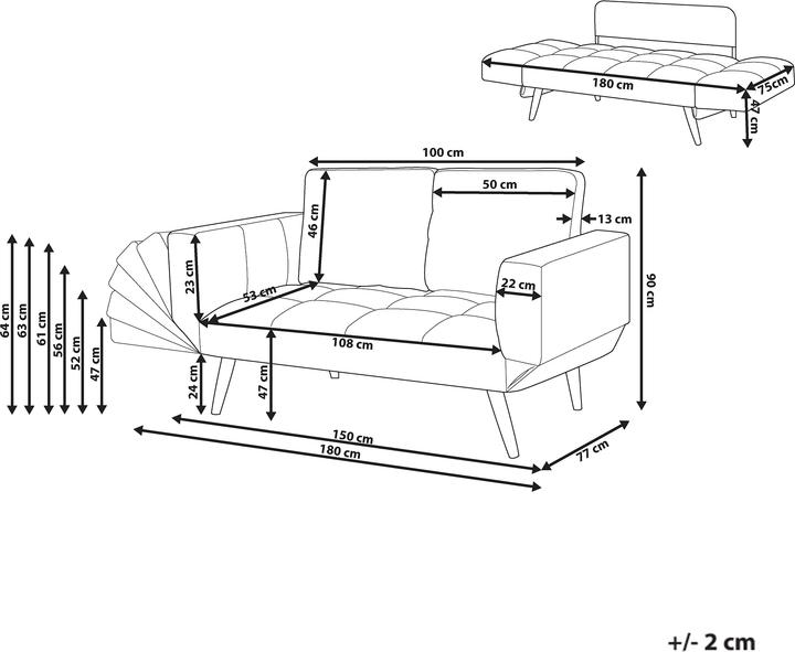 Immagine prodotto Beliani Brekke (2 posti)