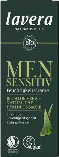 Actual product image Lavera Men Feuchtigkeitscr sensi Tb 50ml (50 ml, Day cream)