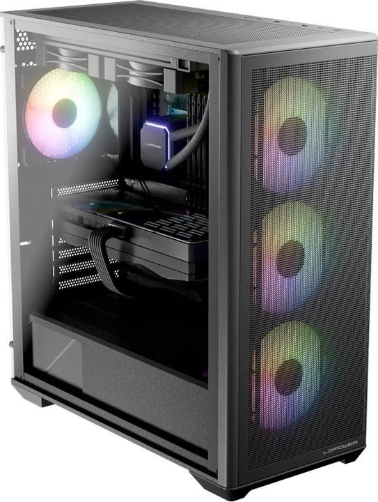 Produktbild LC-Power Geh?use Micro-ATX 811B black USB3.2/Audio,o.Netzteil (Mini-ITX, ATX, E-ATX, mATX)