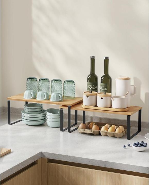 Actual product image Songmics Shelf set of 2 (40 x 19.5 x 16 cm)