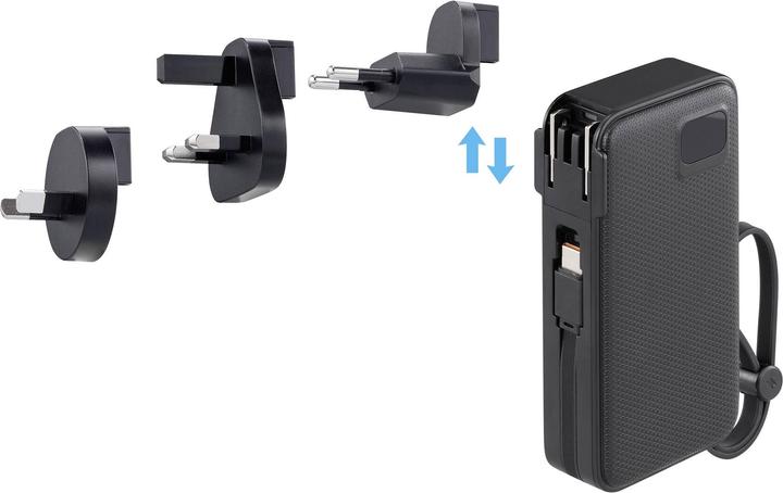 Image du produit Voltcraft VC-PBP3164CB Powerbank 10000 mAh Li-Ion Schwarz (10000 mAh)