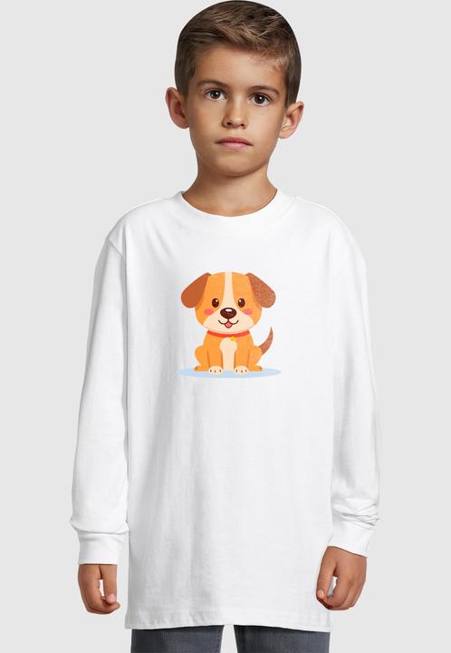 Produktbild Merchcode Kids Cute Dog - Longsleeve - 184845 (110, 116)
