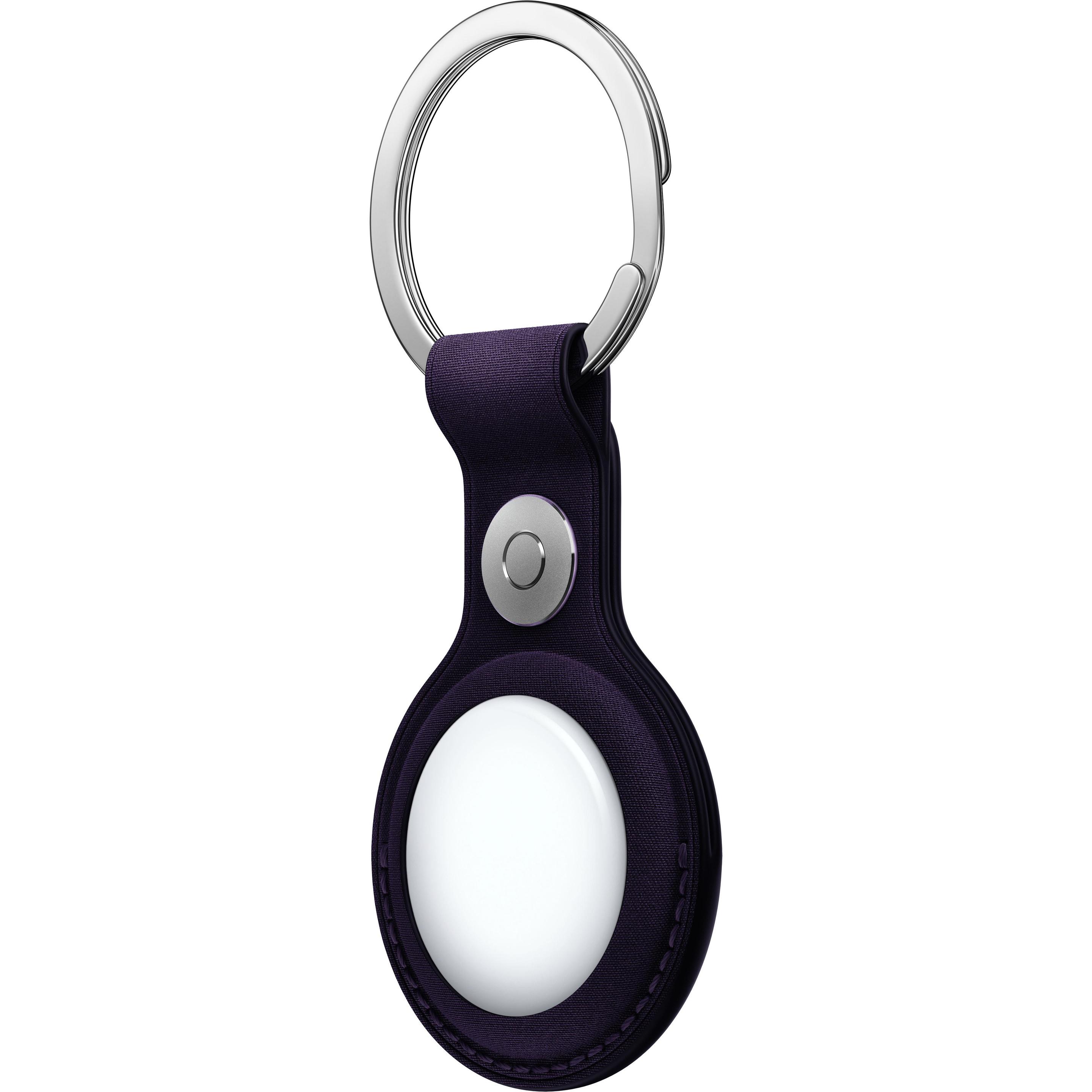 Apple AirTag FineWoven Key Ring, Tracker Zubehör, Violett