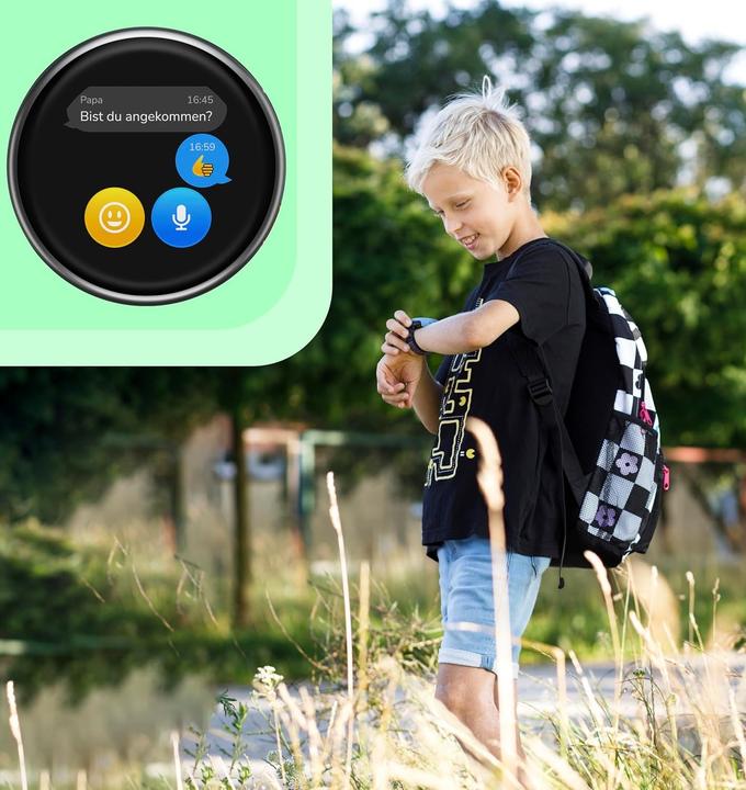 Image du produit Lupus-Electronics Montre intelligente pour enfants avec fonction GPS et téléphone (45 mm, 4G)