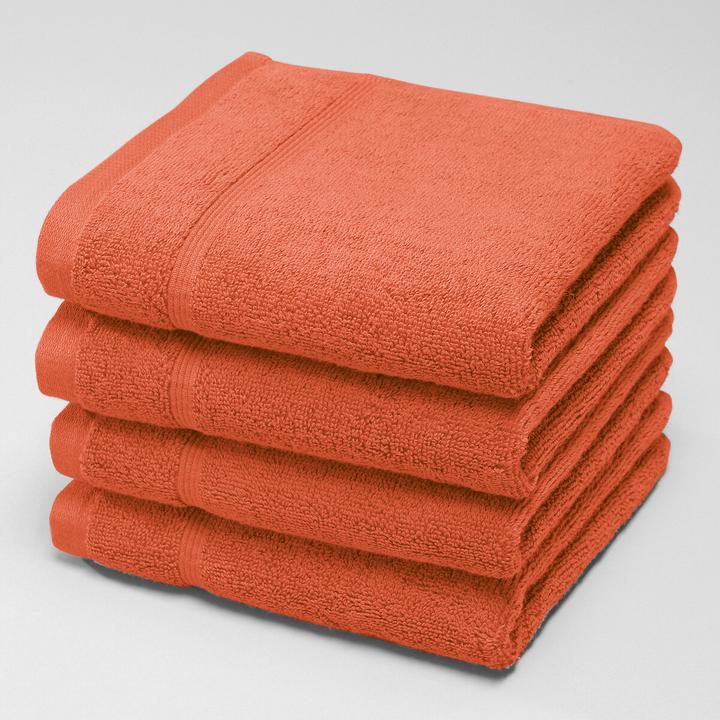 Actual product image La Redoute Interieurs 4er-Pack Gästehandtücher Zavara aus Frottee (40 x 40 cm)