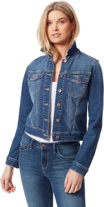 Actual product image Jessica Simpson Pixie Light Wash Pocket Denim Jacket (S)