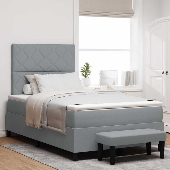 vidaXL Boxspringbett (120 x 200 cm)