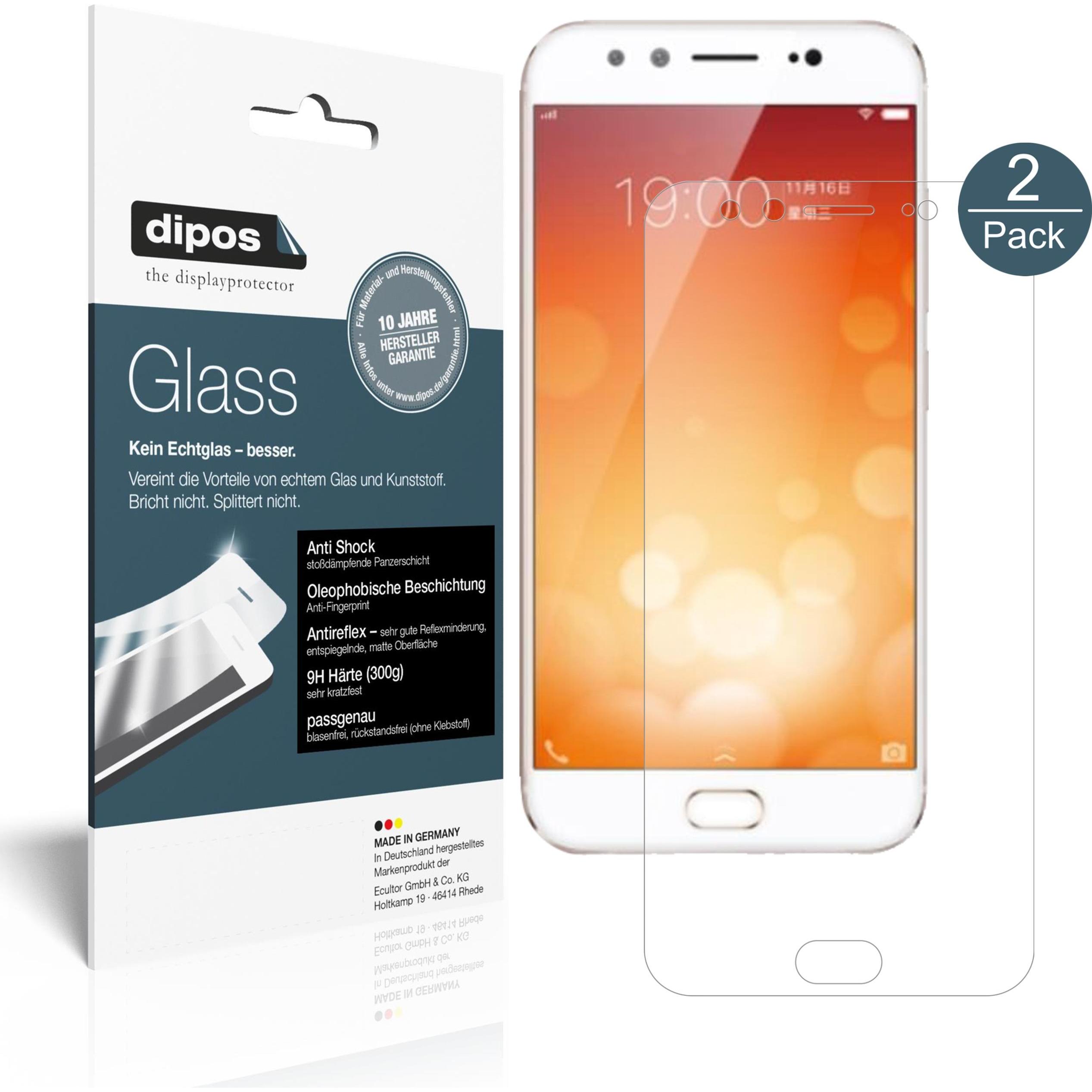 Dipos Displayschutz Anti-Shock (1 Stück, Vivo X9), Smartphone Schutzfolie, Transparent