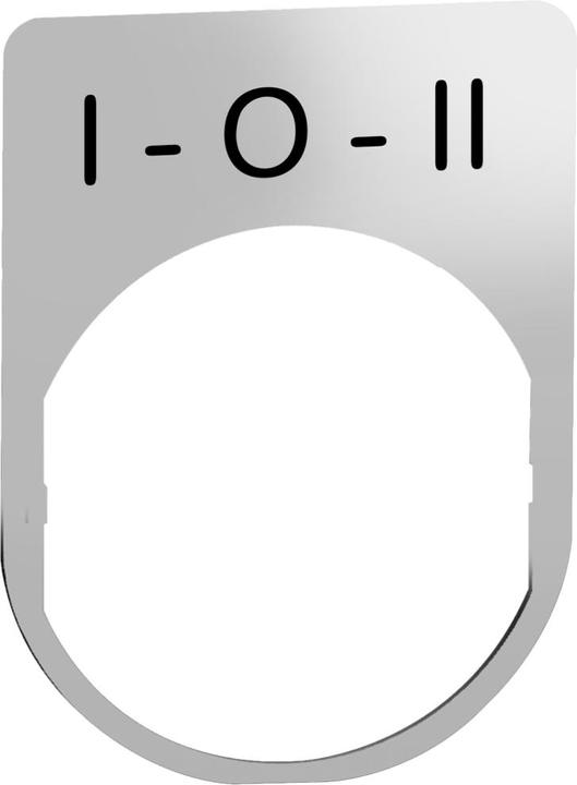 Actual product image Schneider Electric Label holder 30x40mm, with lettering ZBYM2186