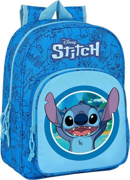 Produktbild Stitch Schulrucksack Blau 26 x 34 x 11 cm