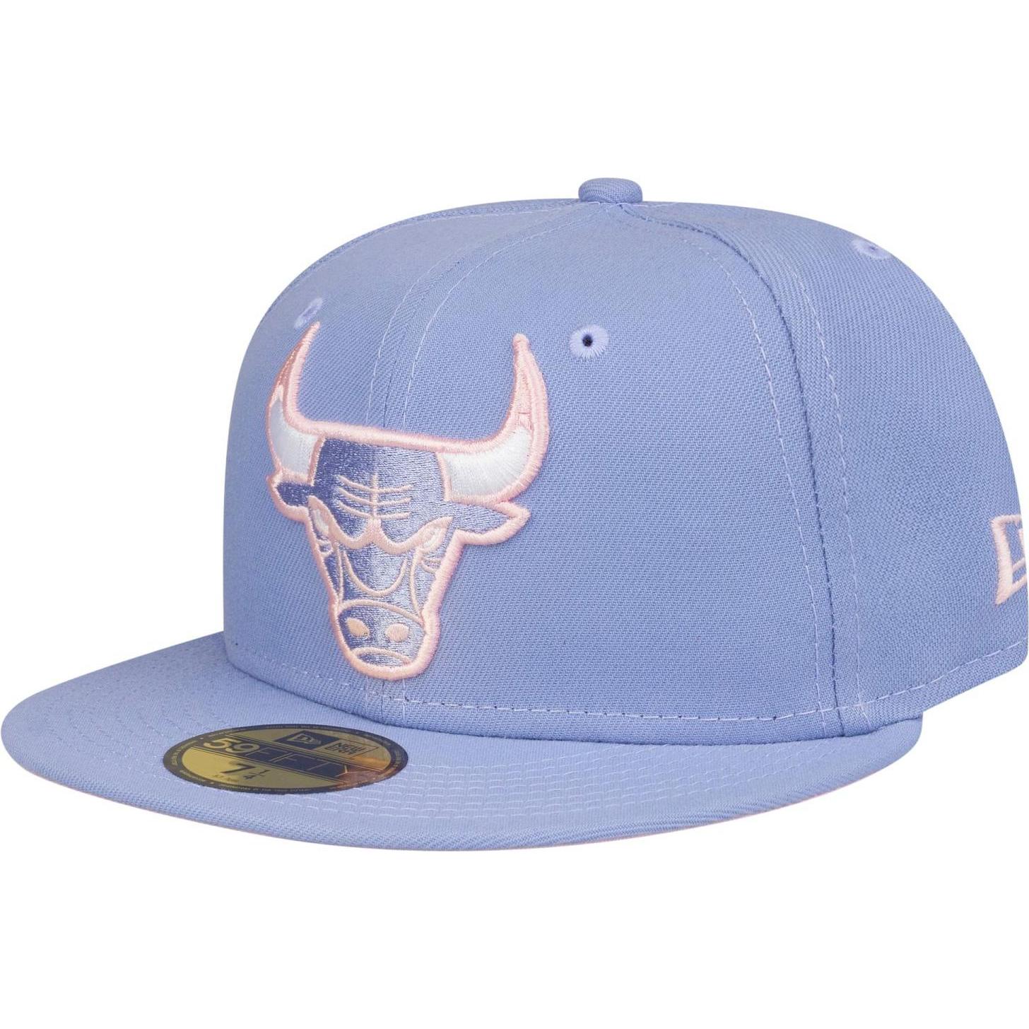 New Era, Herren, Cap, 59Fifty Fitted Cap - Chicago Bulls lavendel - 8, Violett, (8)