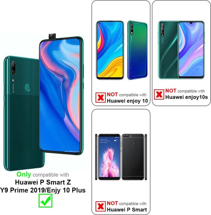 Actual product image Cadorabo Chain case for Huawei P SMART Z / Y9 PRIME 2019 / Enjoy 10 PLUS necklace cover adjustable